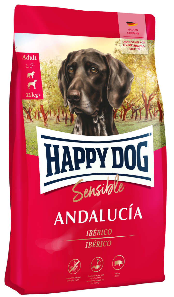 HAPPY DOG Hunde-Trockenfutter Sensible Andalucía HAPPY DOG Hunde-Trockenfutter Sensible Andalucía